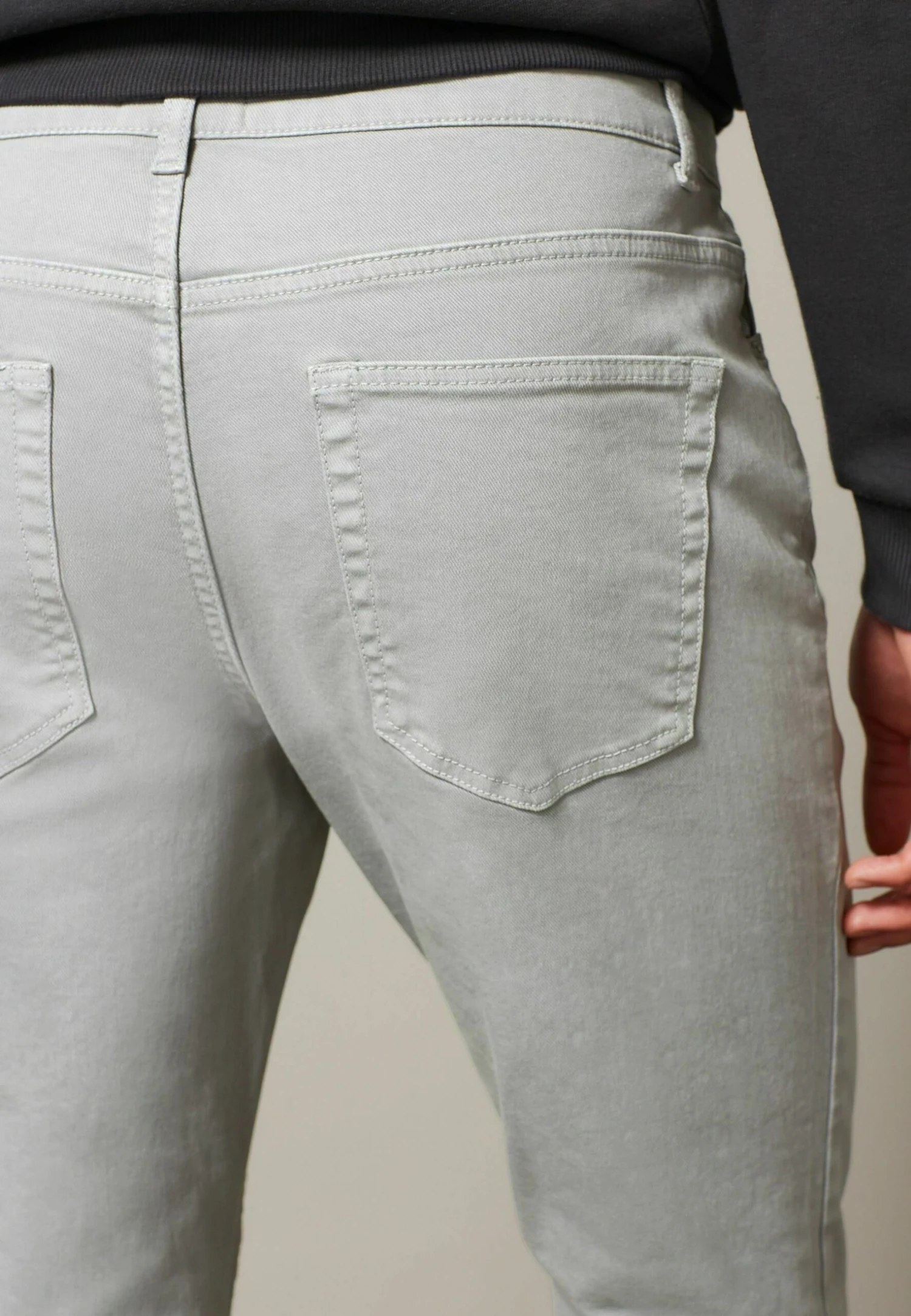 Next Authentic Stretch - Slim Fit Jeans - Light Grey - Afbeelding 2
