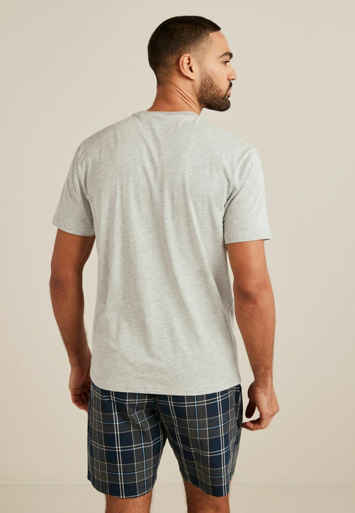 Next Lightweight Sets 2 Pack - Pyjama - Navy Blue/Grey Check - Afbeelding 2