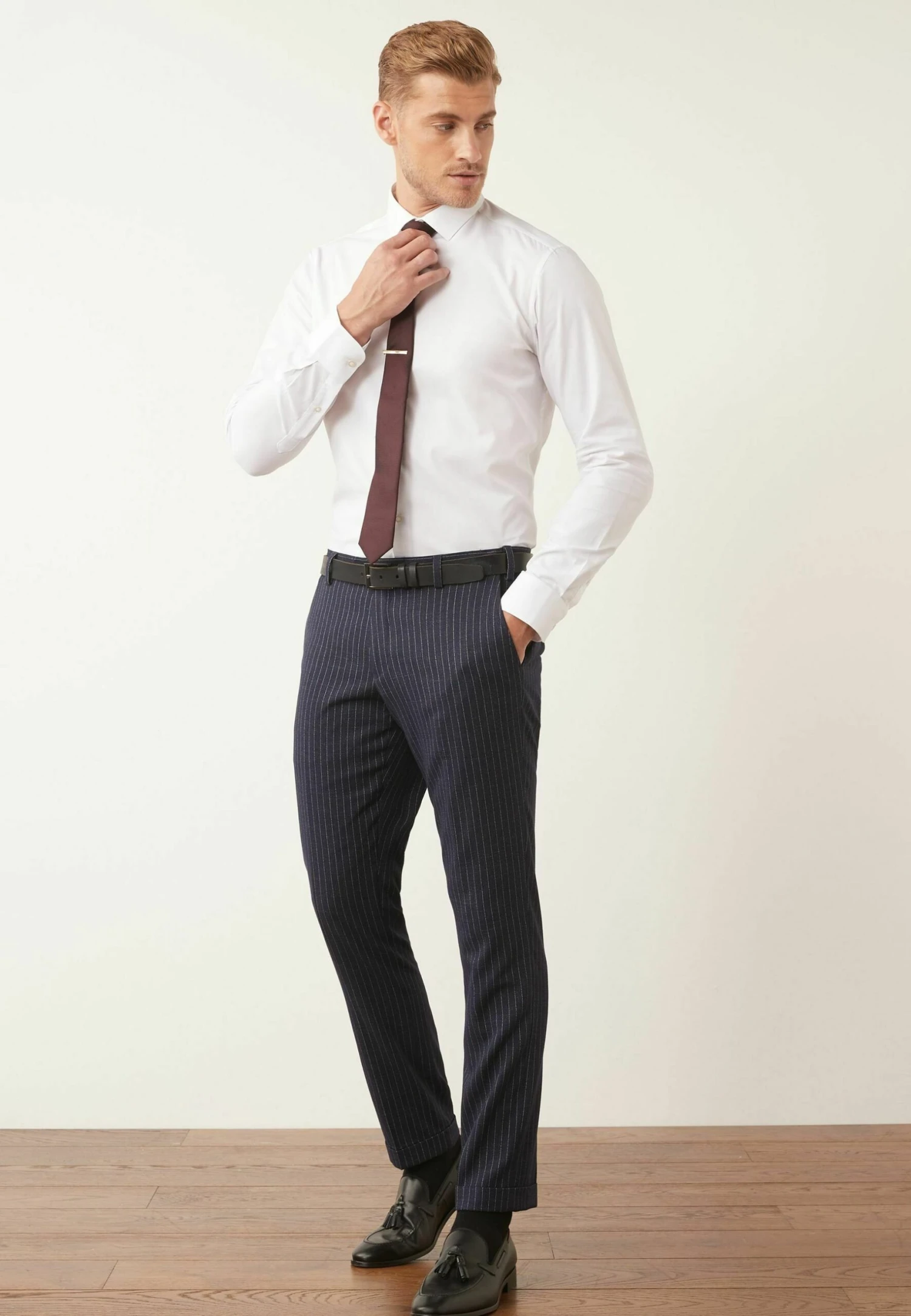 Next Slim Fit Single Cuff - Zakelijk Overhemd - White - Afbeelding 4