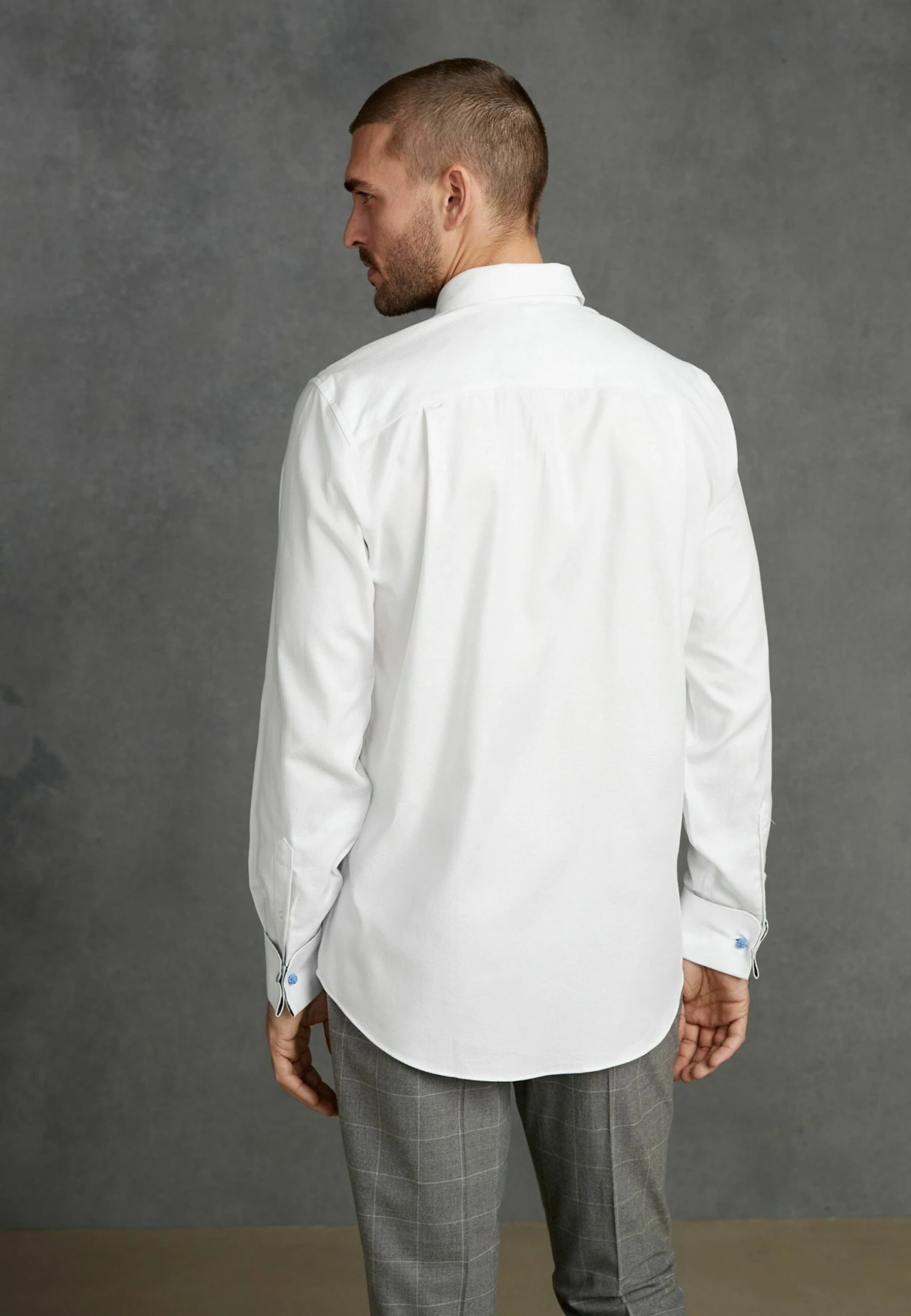 Next Signature Trimmed Regular Fit Double Cuff - Zakelijk Overhemd - White - Afbeelding 4