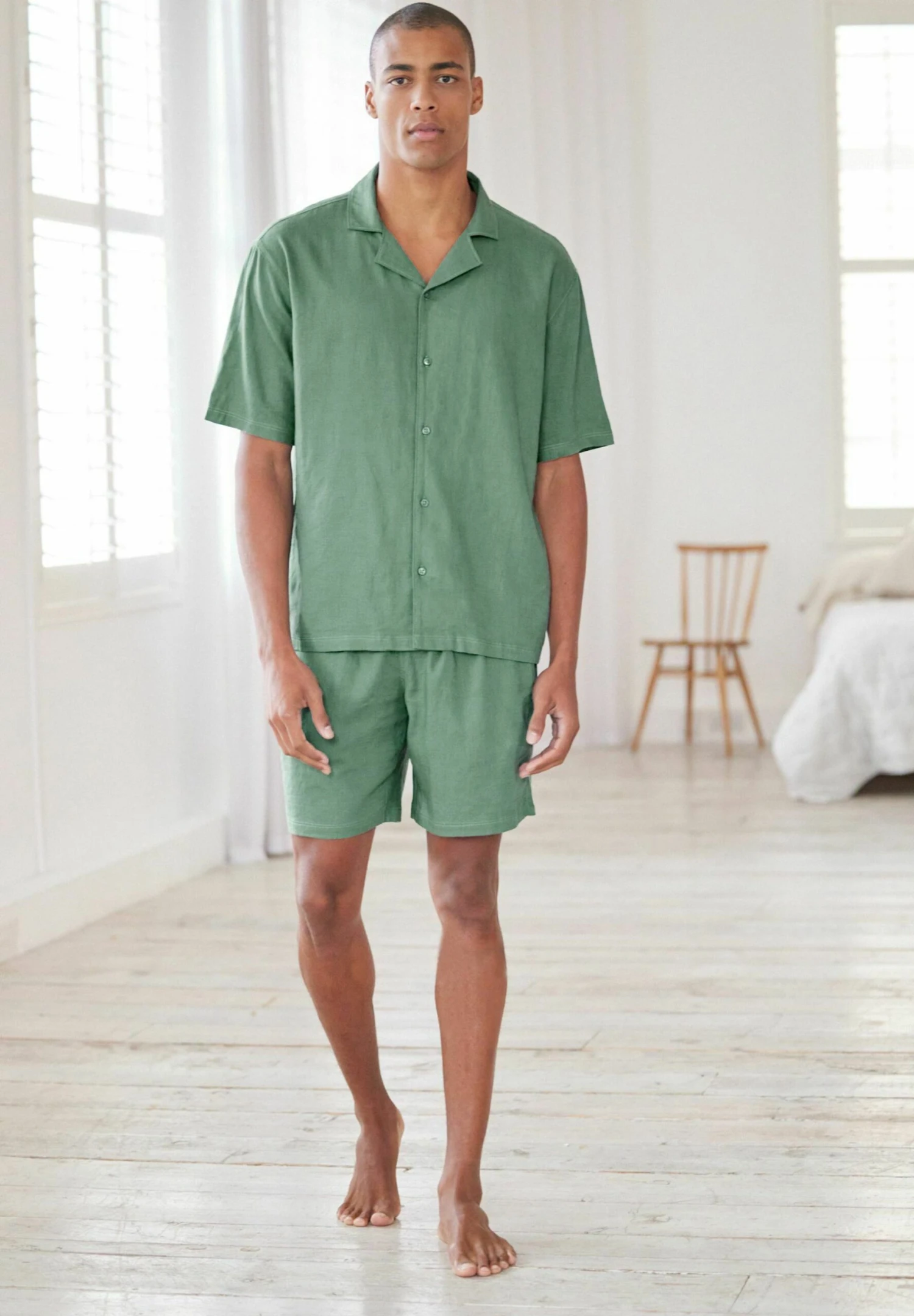 Next Lightweight Set - Pyjama - Green - Afbeelding 5