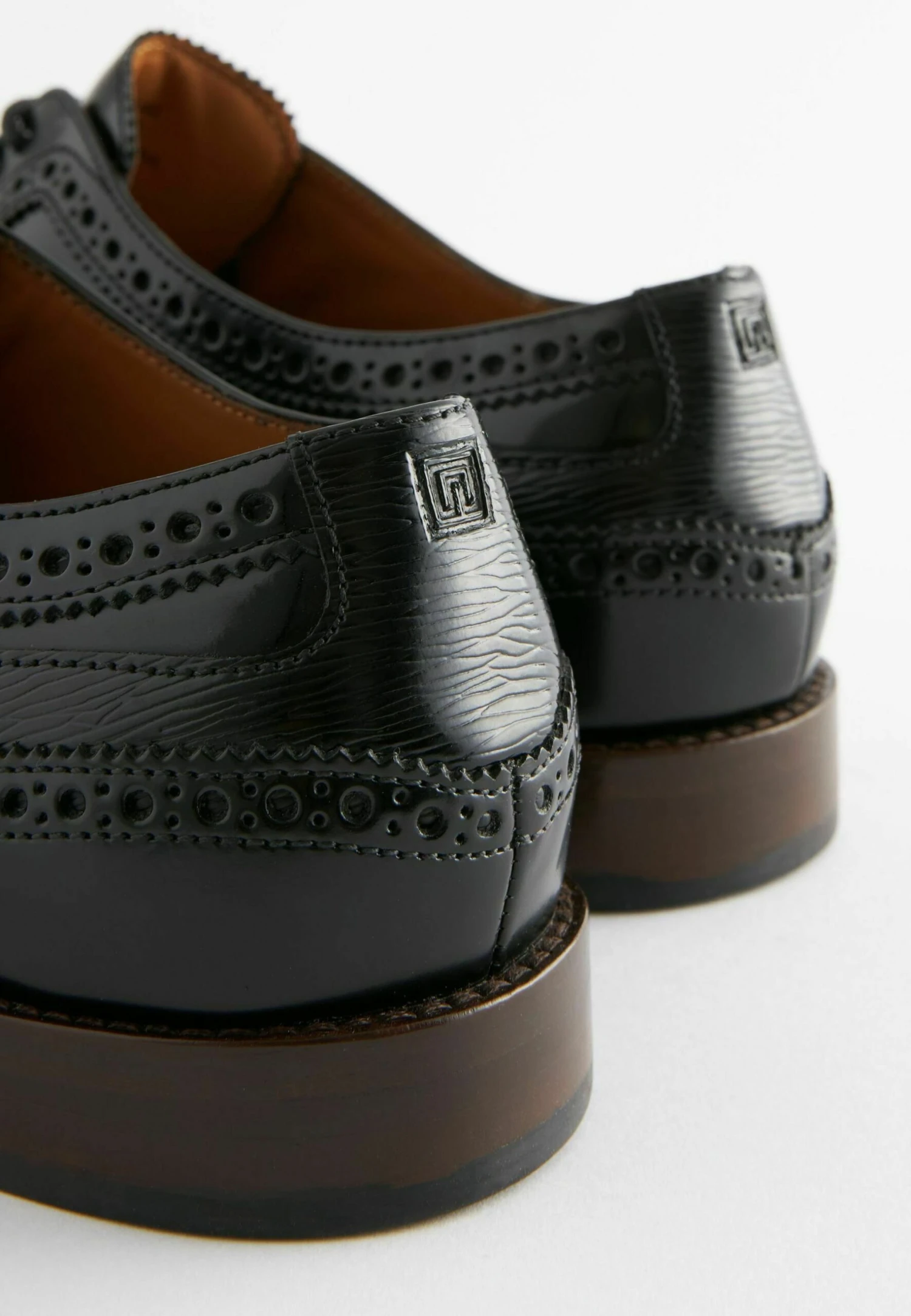 Next Hi-Shine Brogues Standard - Veterschoenen - Black - Afbeelding 5