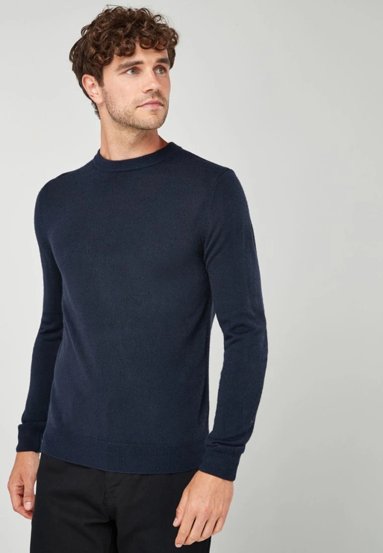 Next Cashmilon Crew - Sweater - Blue