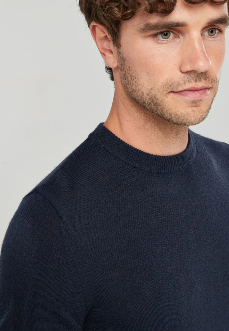 Next Cashmilon Crew - Sweater - Blue - Afbeelding 3