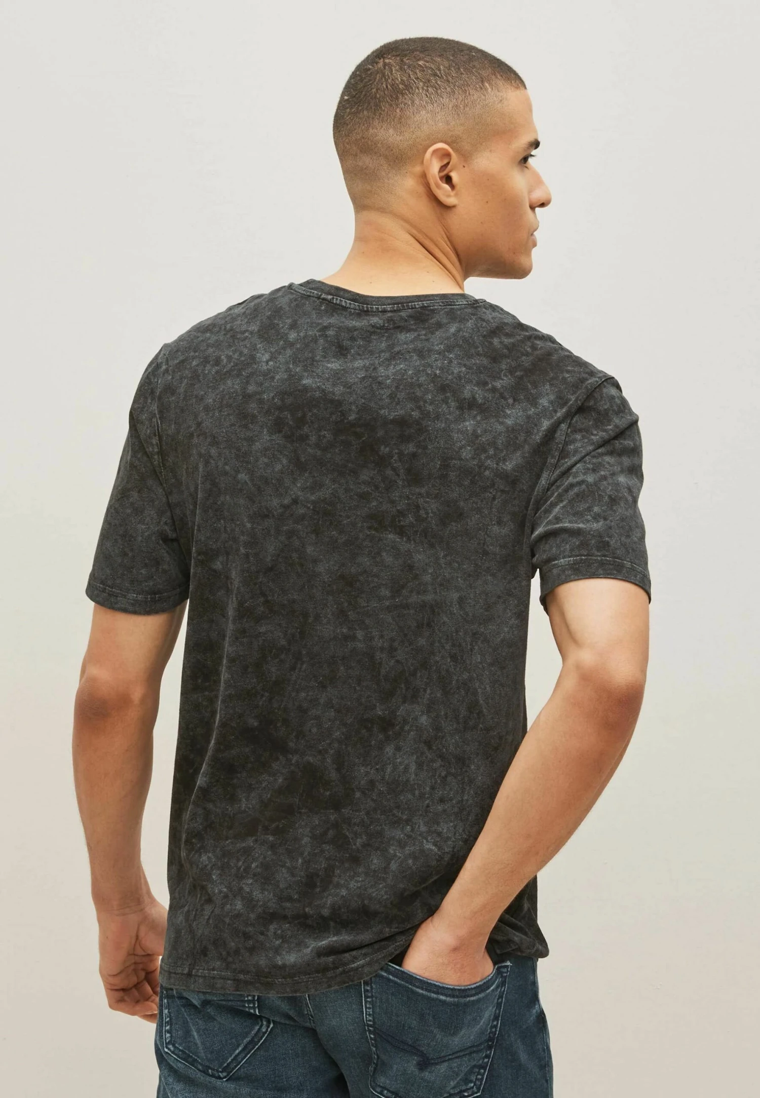 Next DungeonsDragons License - T-Shirt Print - Charcoal Grey Acid Wash - Afbeelding 2