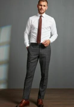 Next Slim Fit Signature Tg Di Fabio - Broek - Grey