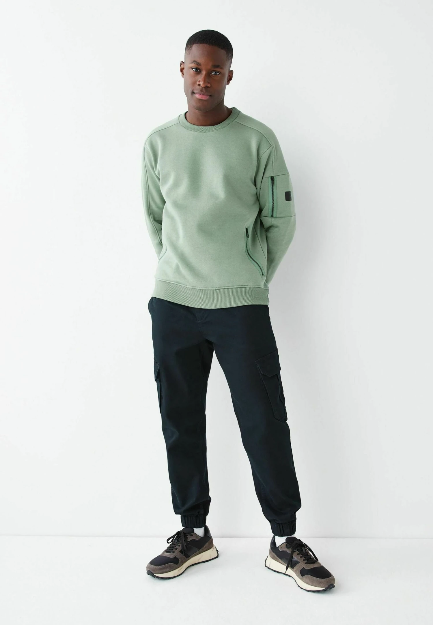 Next Cargo Utility Standard - Sweater - Green - Afbeelding 2
