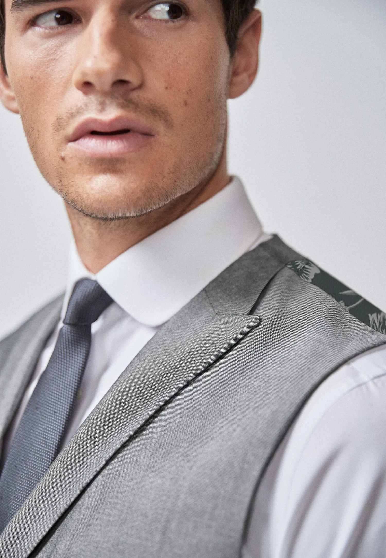 Next Morning Suit - Bodywarmer - Light Grey - Afbeelding 4