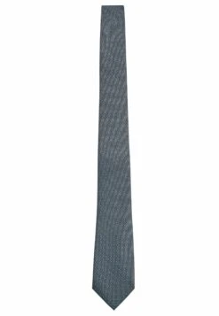 Next Pattern Tie Regular - Stropdas - Charcoal Grey Geometric
