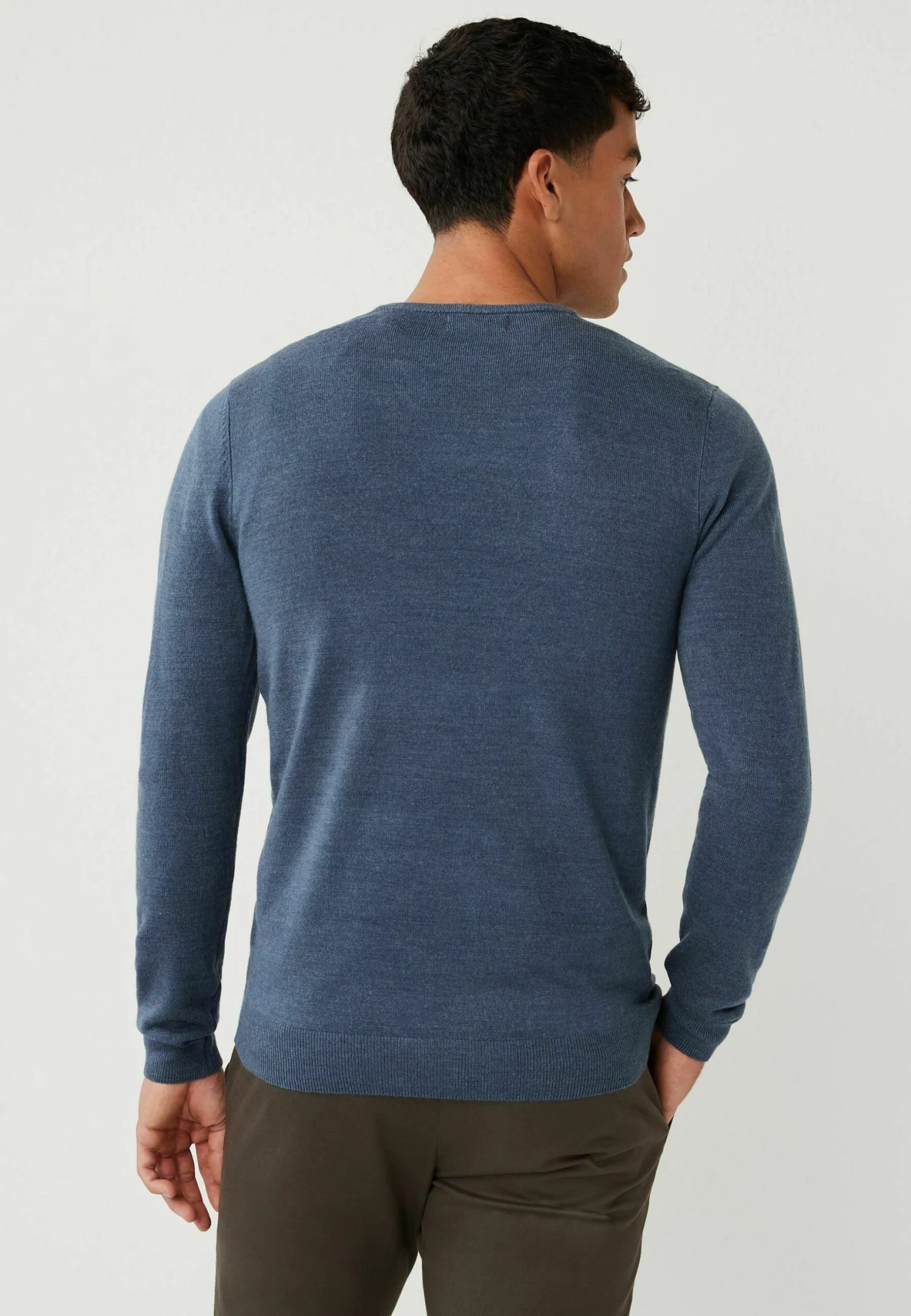 Next Soft Touch V-Neck - Trui - Blue - Afbeelding 2