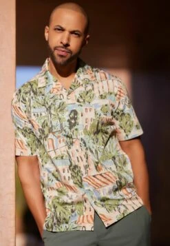 Next Short Sleeve Printed Standard - Overhemd - Neutral