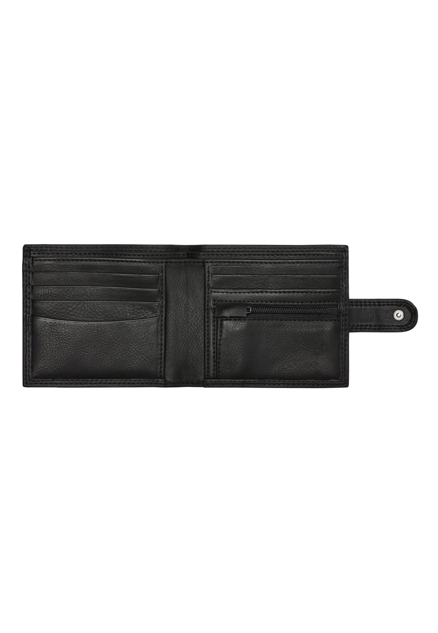 Next Black Pu Popper Front Wallet - Portemonnee - Black - Afbeelding 2