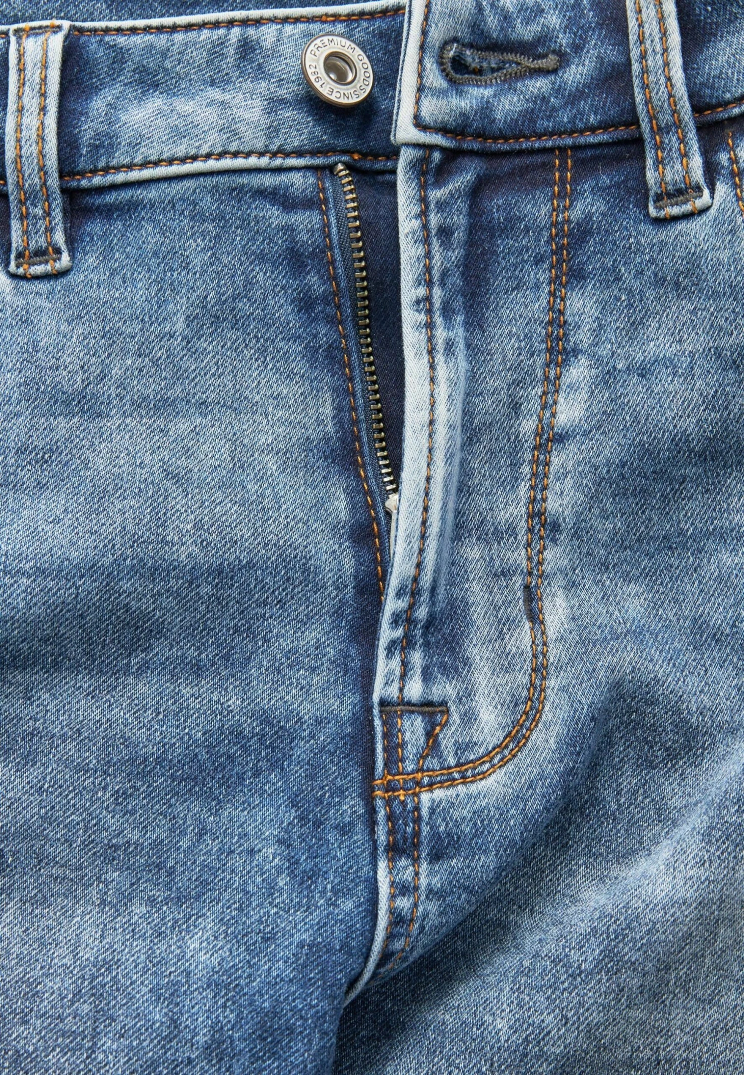 Next Ultimate Comfort Super Stretch - Straight Leg Jeans - Washed Blue - Afbeelding 6