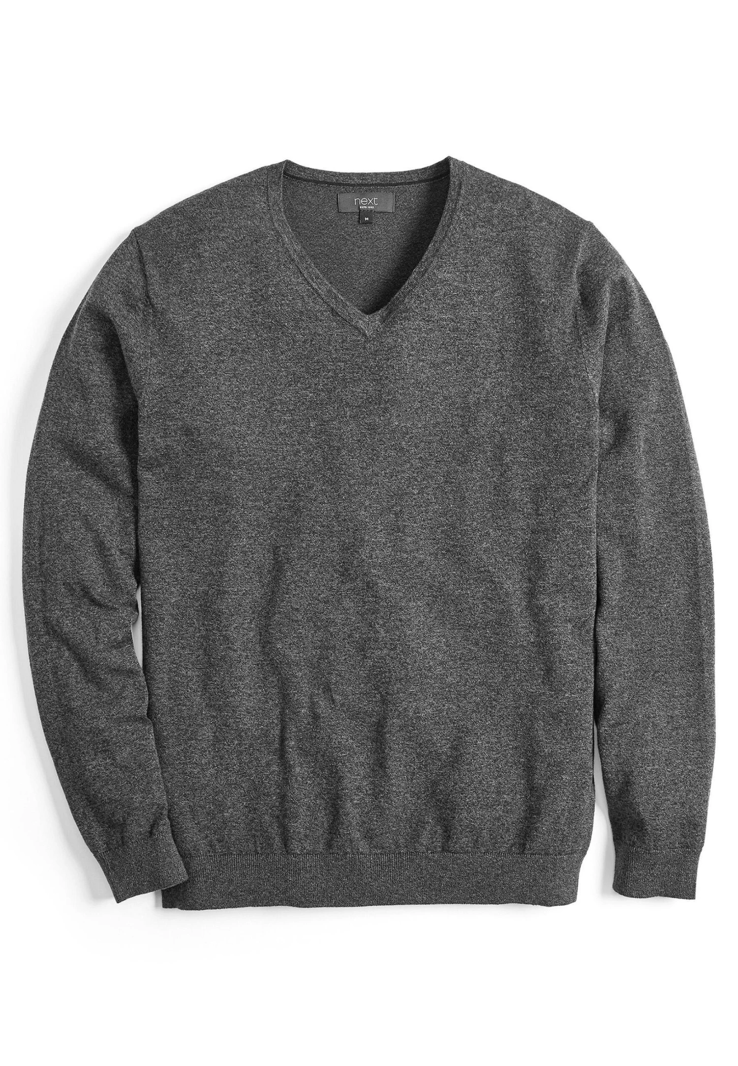 Next Rich V-Neck - Trui - Charcoal Grey - Afbeelding 3