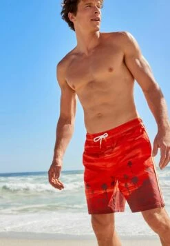 Next Board Standard - Zwemshorts - Red Sunset