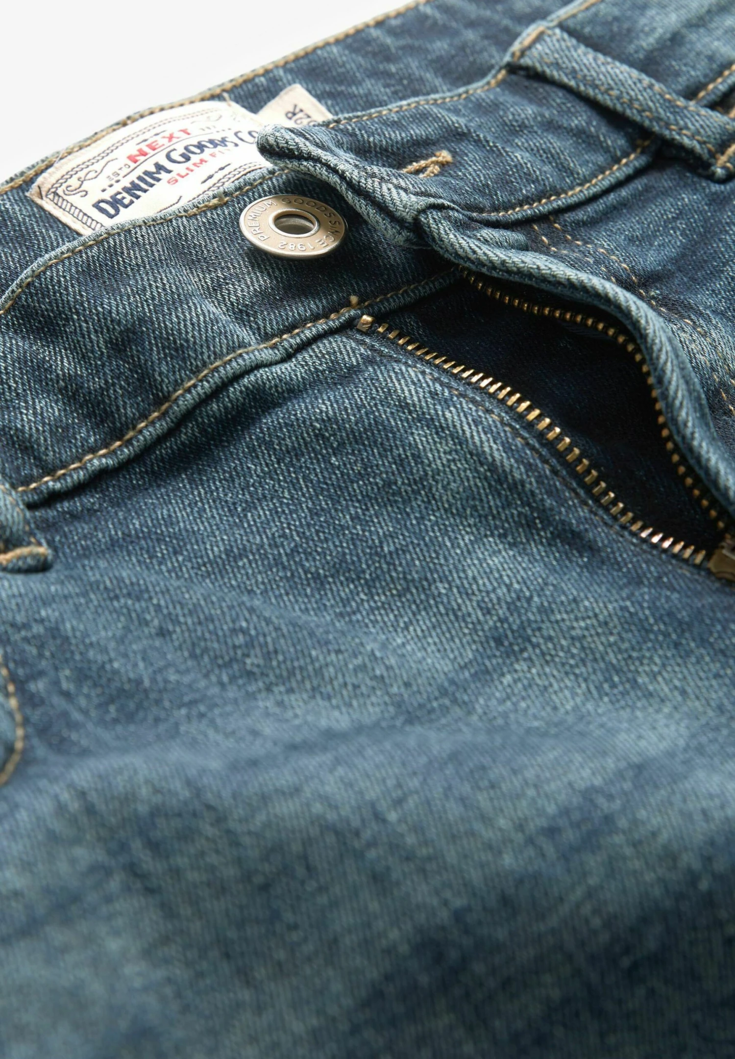 Next Authentic Stretch - Slim Fit Jeans - Blue Tint - Afbeelding 6