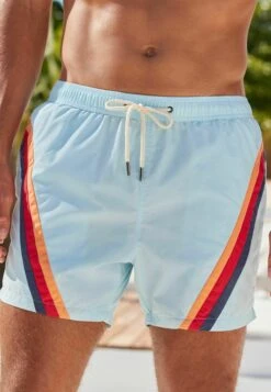 Next Printed Standard - Zwemshorts - Aqua Blue Stripe