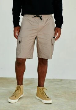 Next Drawstring Waist Tech Standard - Shorts - Stone