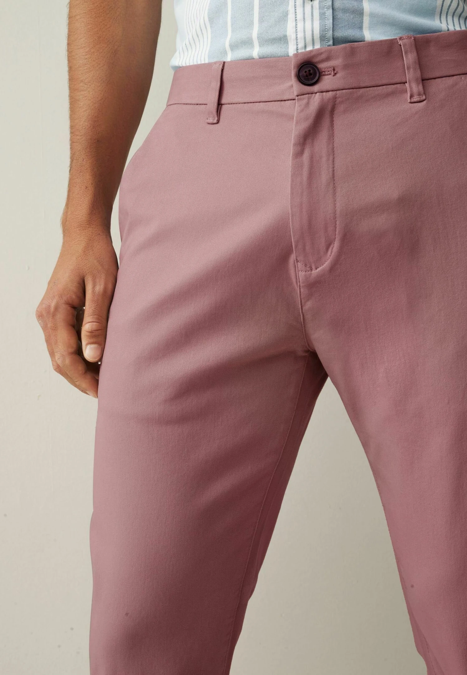 Next Stretch Slim - Chino - Light Pink - Afbeelding 4