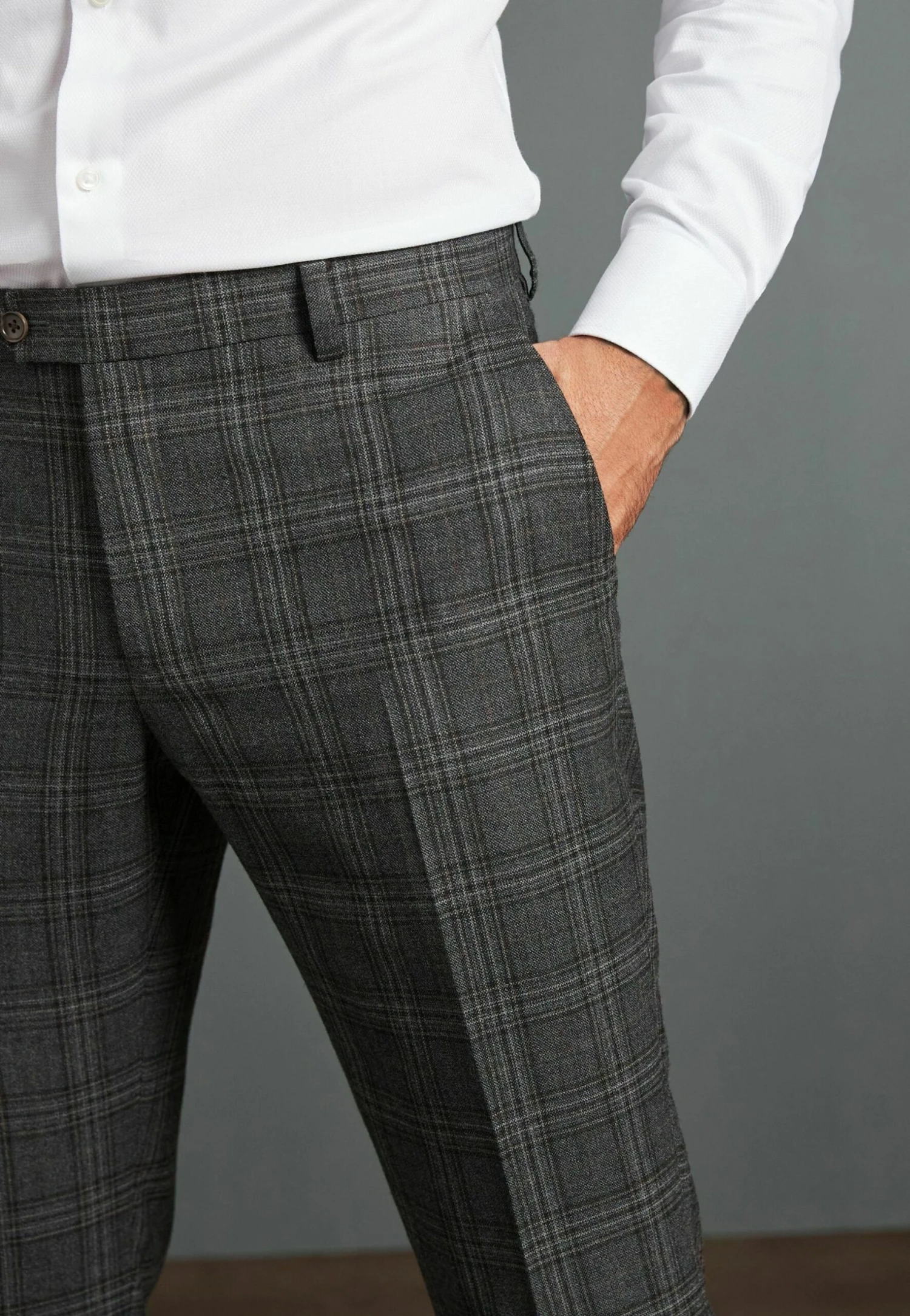 Next Slim Fit Signature Tg Di Fabio - Broek - Grey - Afbeelding 5