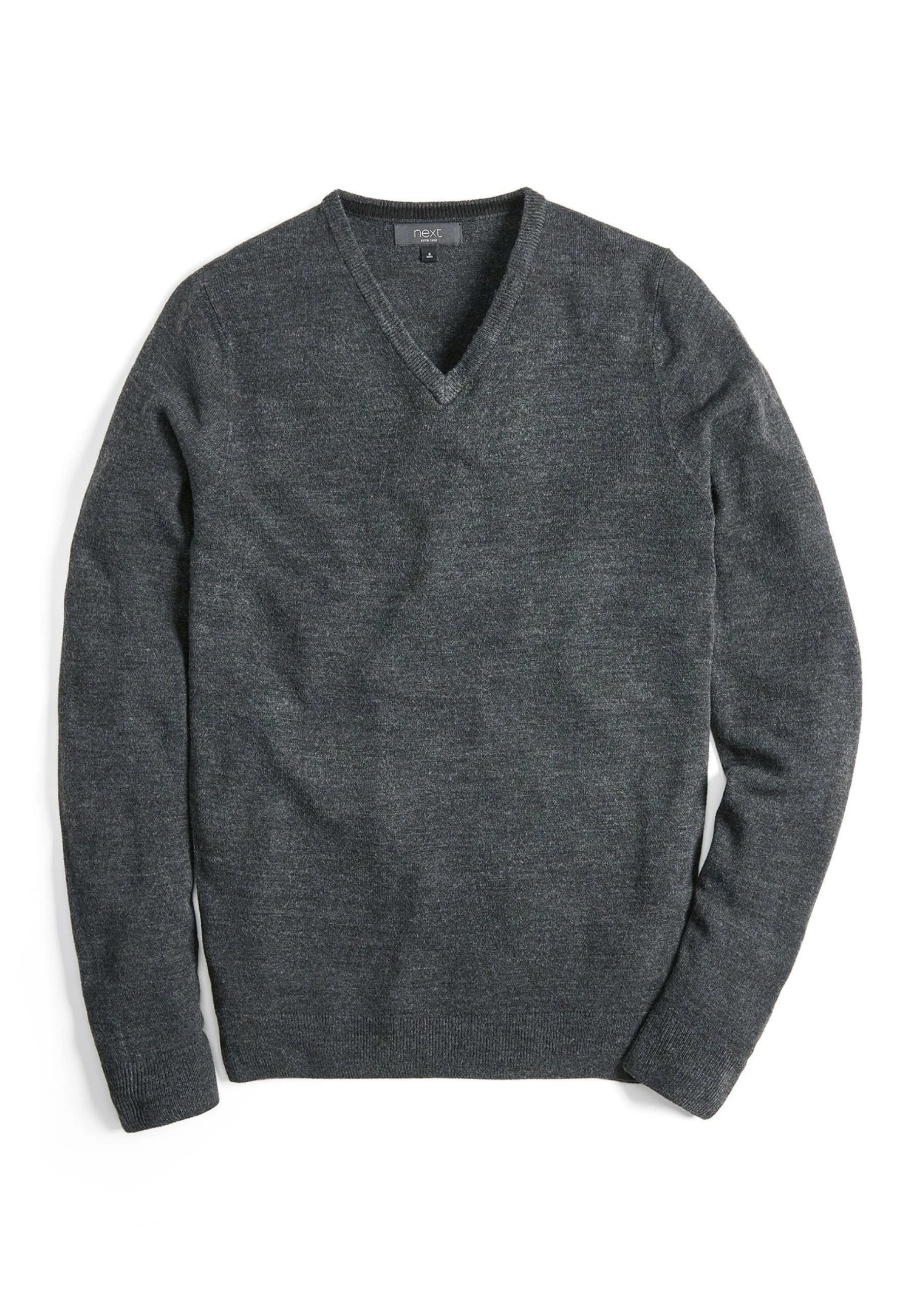 Next Soft Touch V-Neck - Trui - Dark Grey - Afbeelding 5