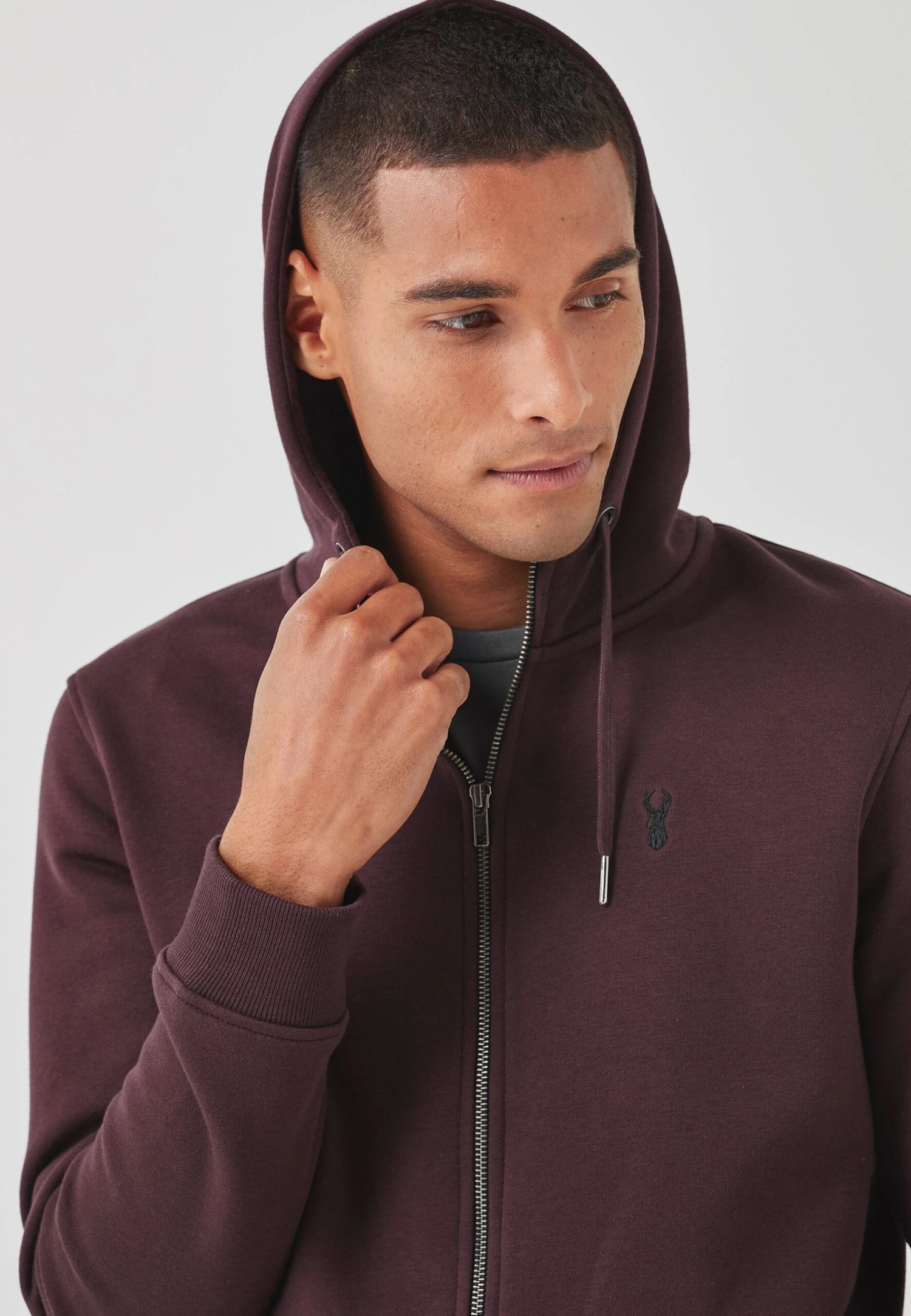 Next Sweater Met Rits - Dark Purple - Afbeelding 3