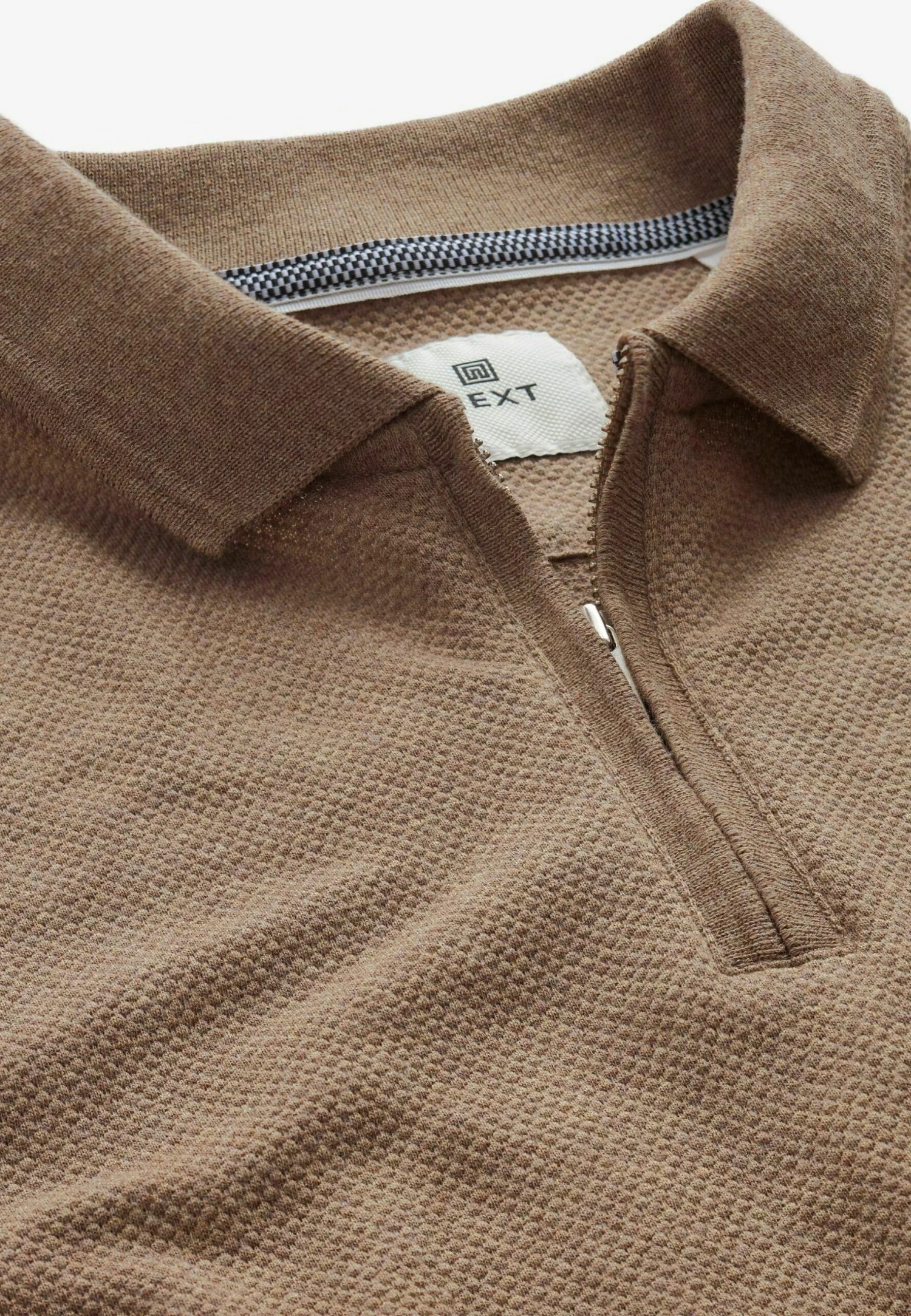 Next Textured Standard - Poloshirt - Neutral Stone - Afbeelding 5