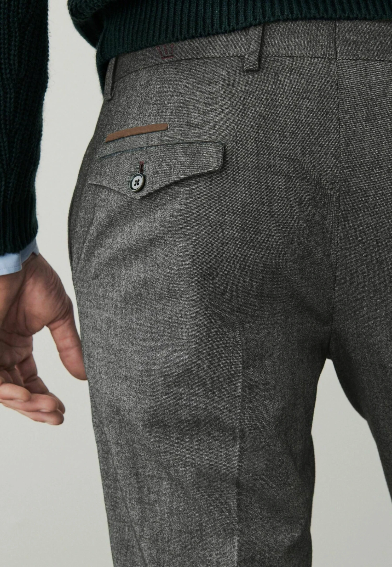 Next Trimmed Donegal Formal - Broek - Grey - Afbeelding 2