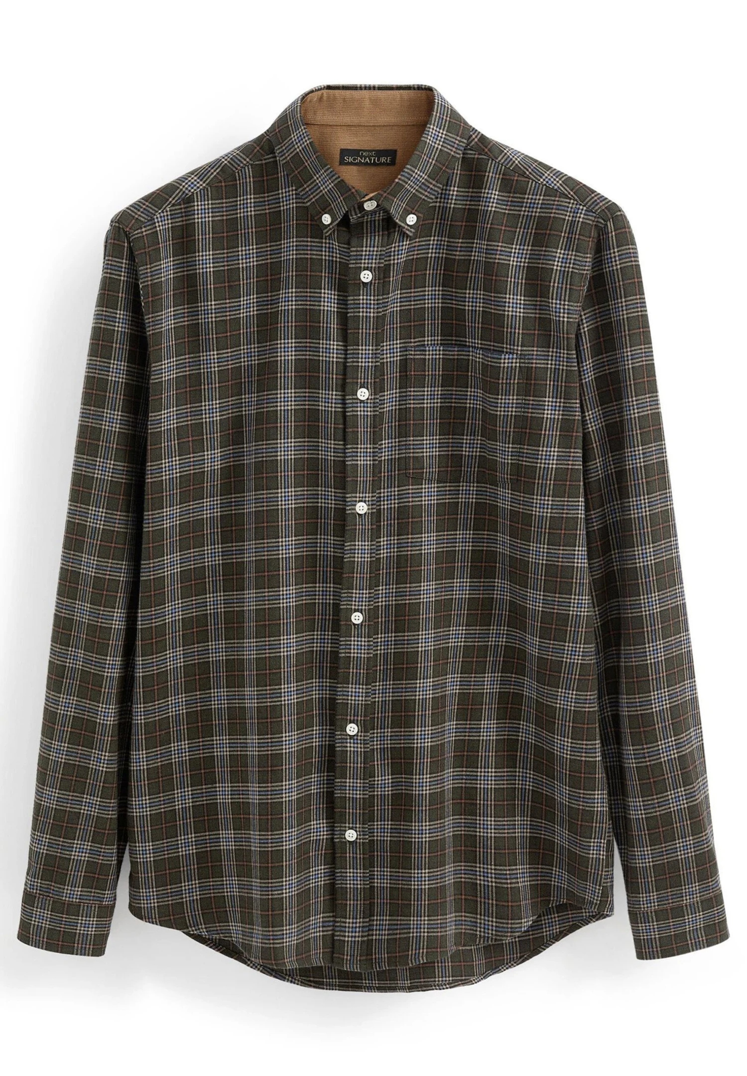 Next Brushed - Overhemd - Green - Afbeelding 6