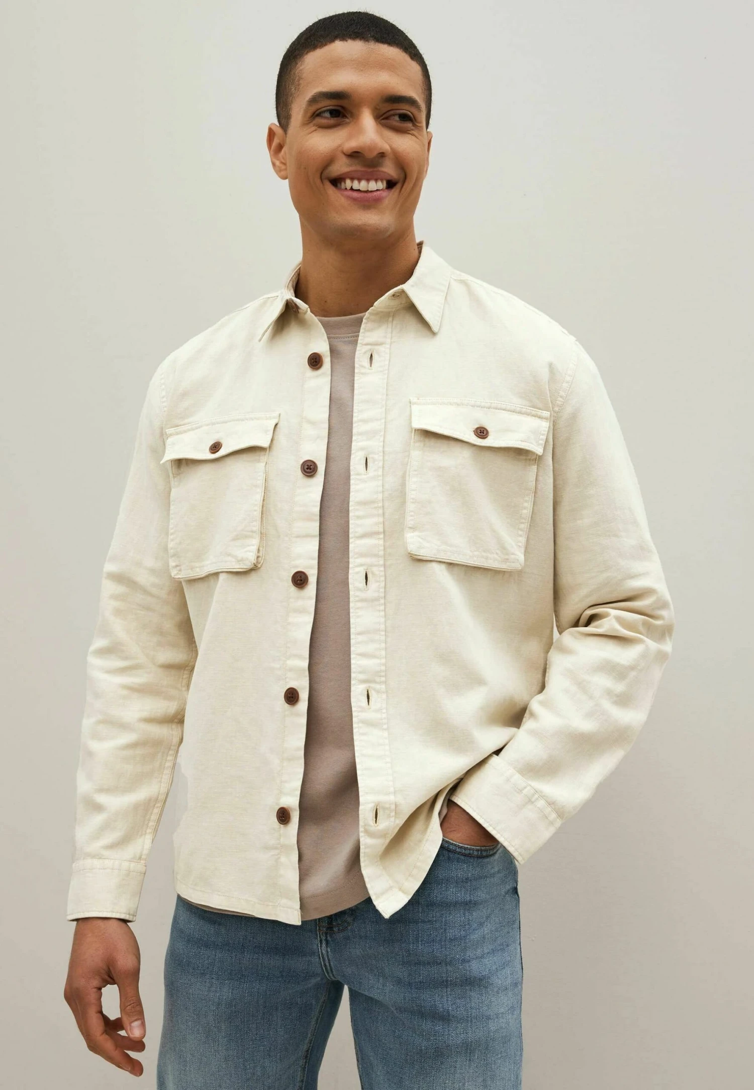 Next Standard - Lichte Jas - Ecru White