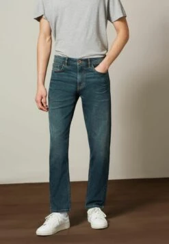 Next Motion Flex Stretch - Straight Leg Jeans - Vintage Blue Tint