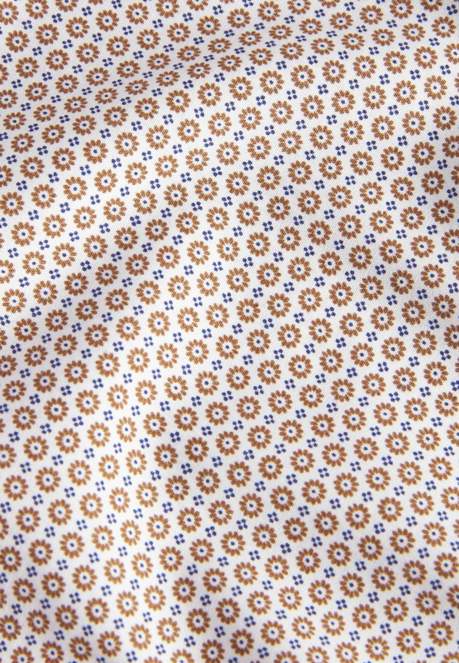 Next Signature Trimmed Single Cuff - Overhemd - Brown Neutral Geometric Print - Afbeelding 8