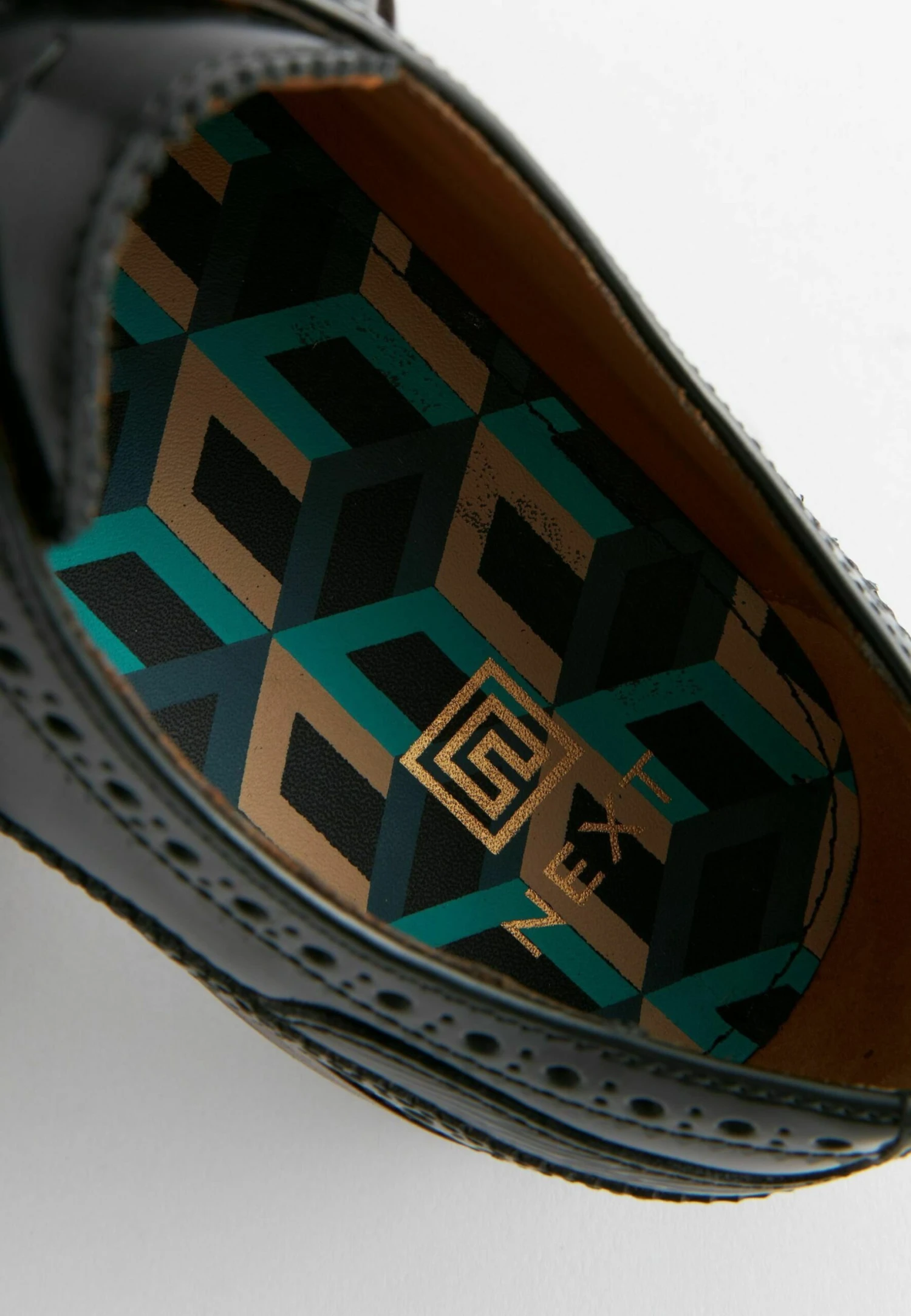 Next Hi-Shine Brogues Standard - Veterschoenen - Black - Afbeelding 6