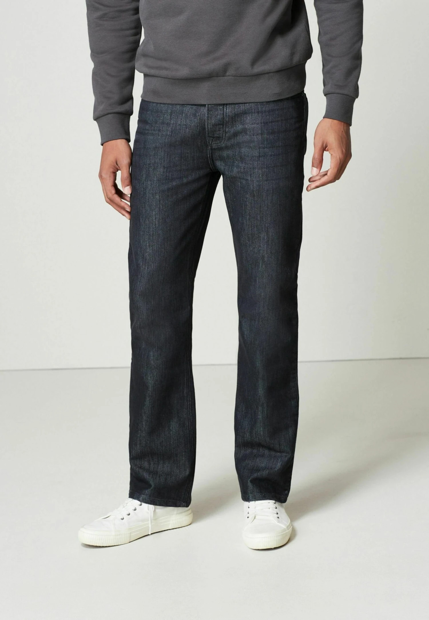 Next With Stretch - Straight Leg Jeans - Black Wash