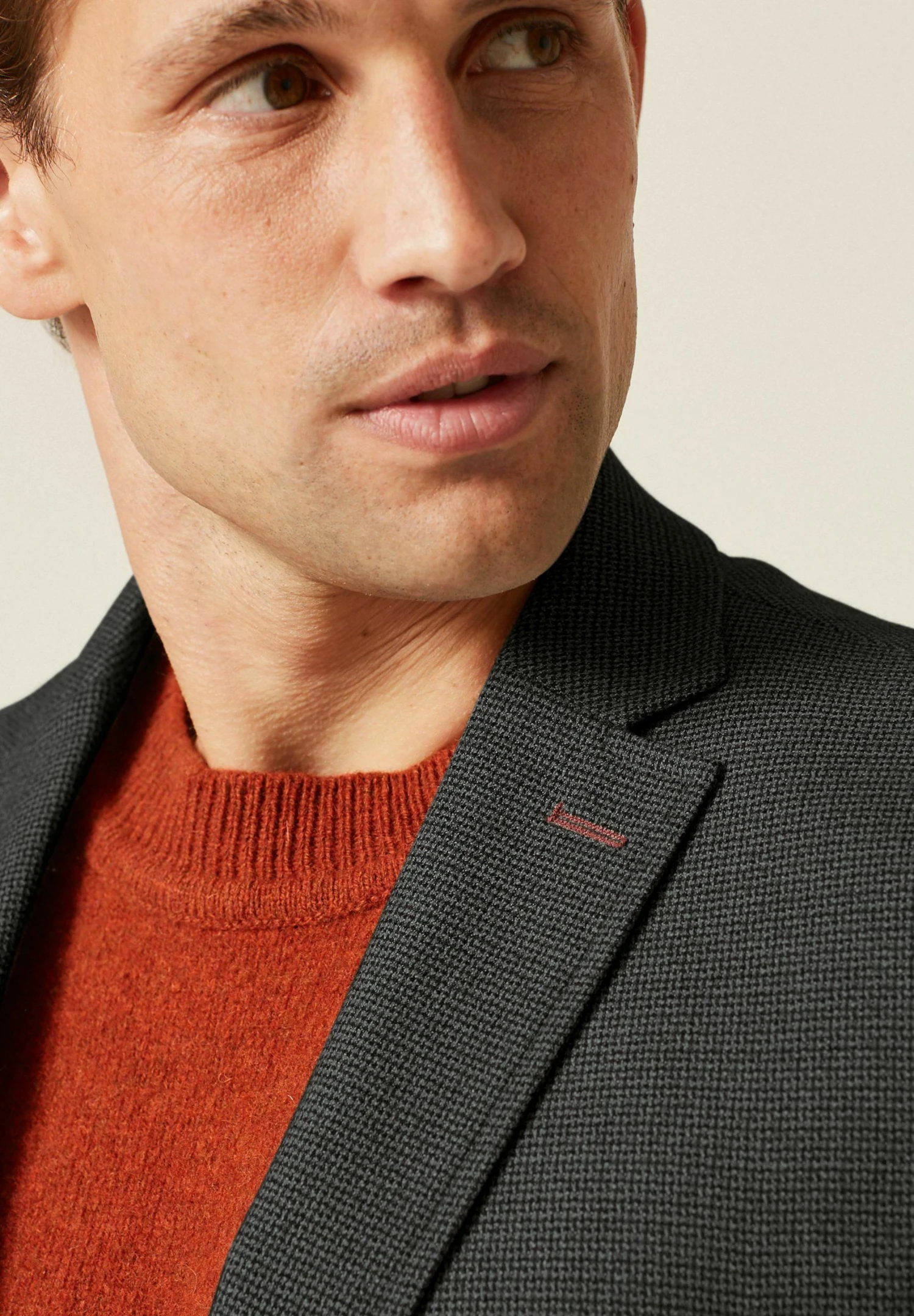 Next Textured- Blazer - Grey - Afbeelding 4