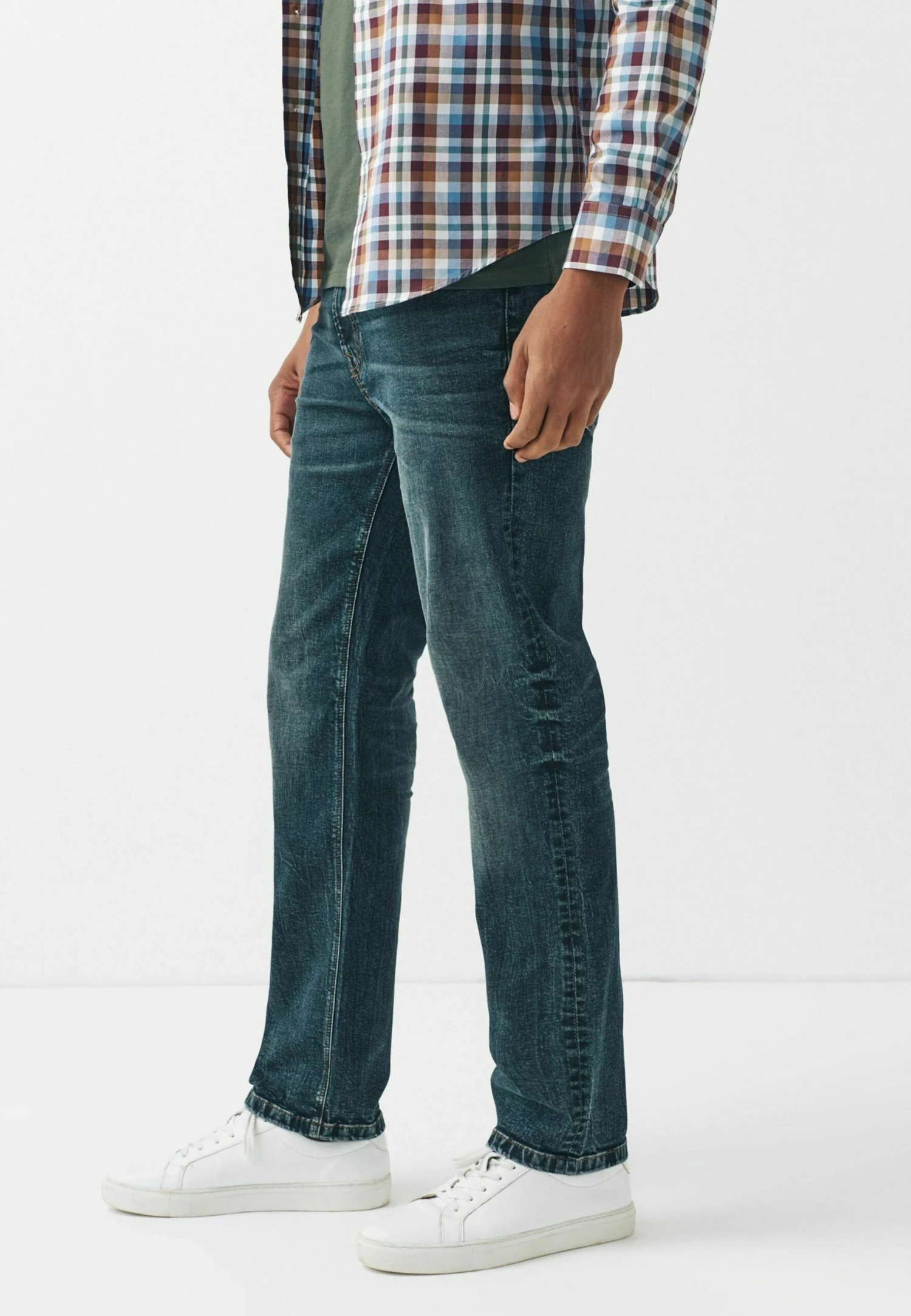 Next Essential Stretch - Straight Leg Jeans - Blue - Afbeelding 4