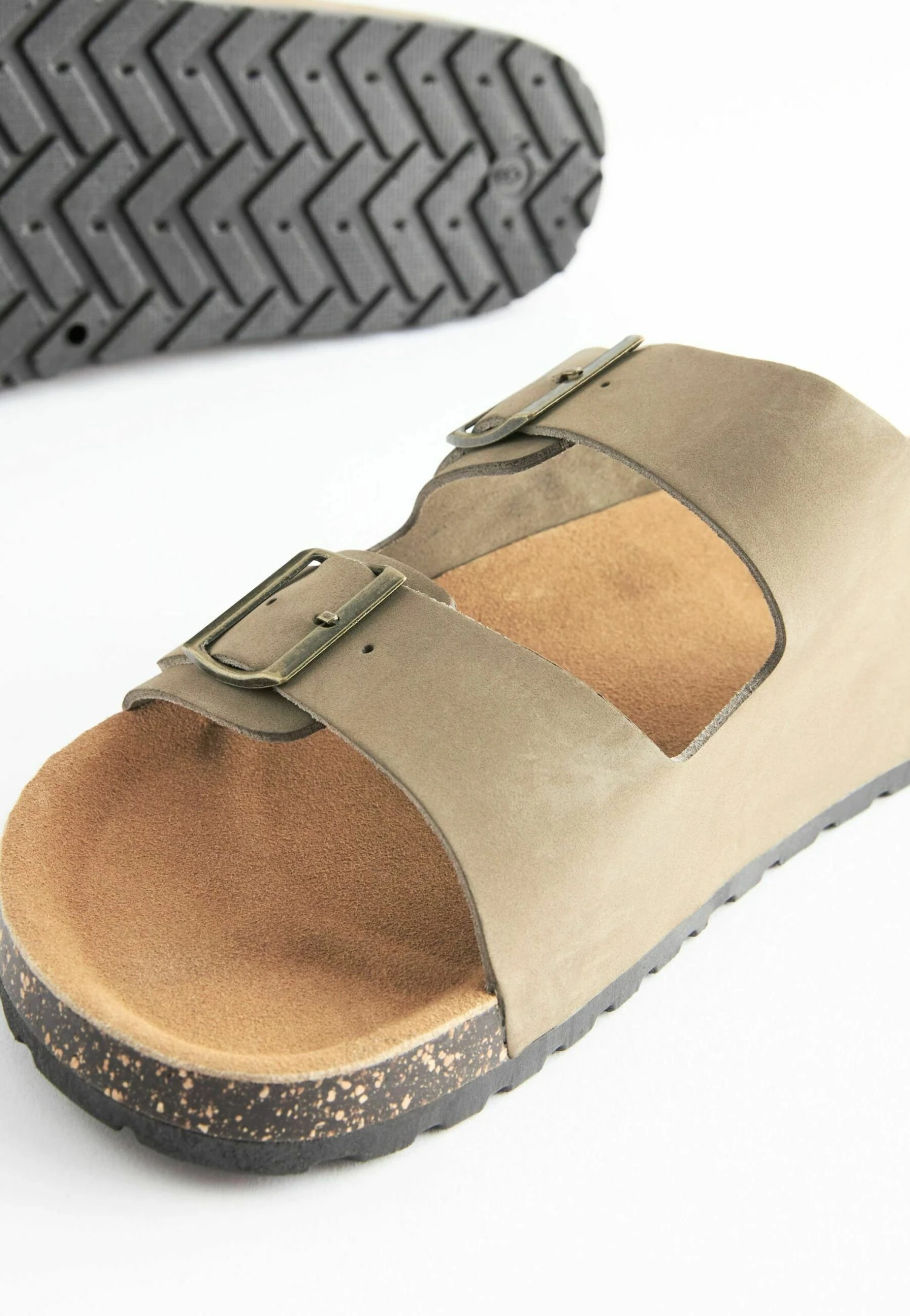 Next Double Strap Standard - Muiltjes - Taupe - Afbeelding 5