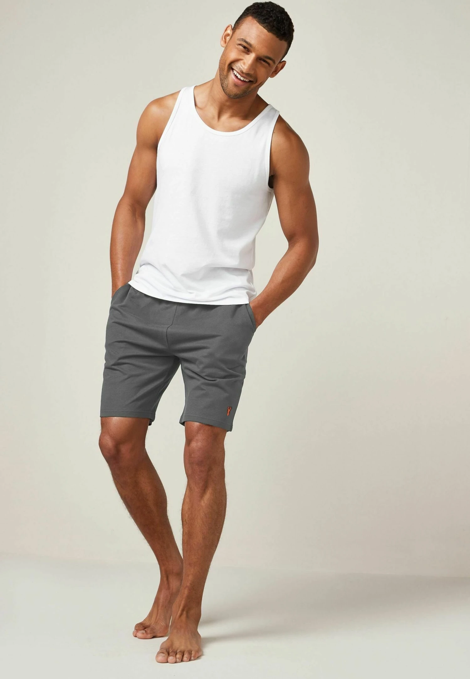 Next 2 Pack - Pyjamabroek - Dark Grey Black