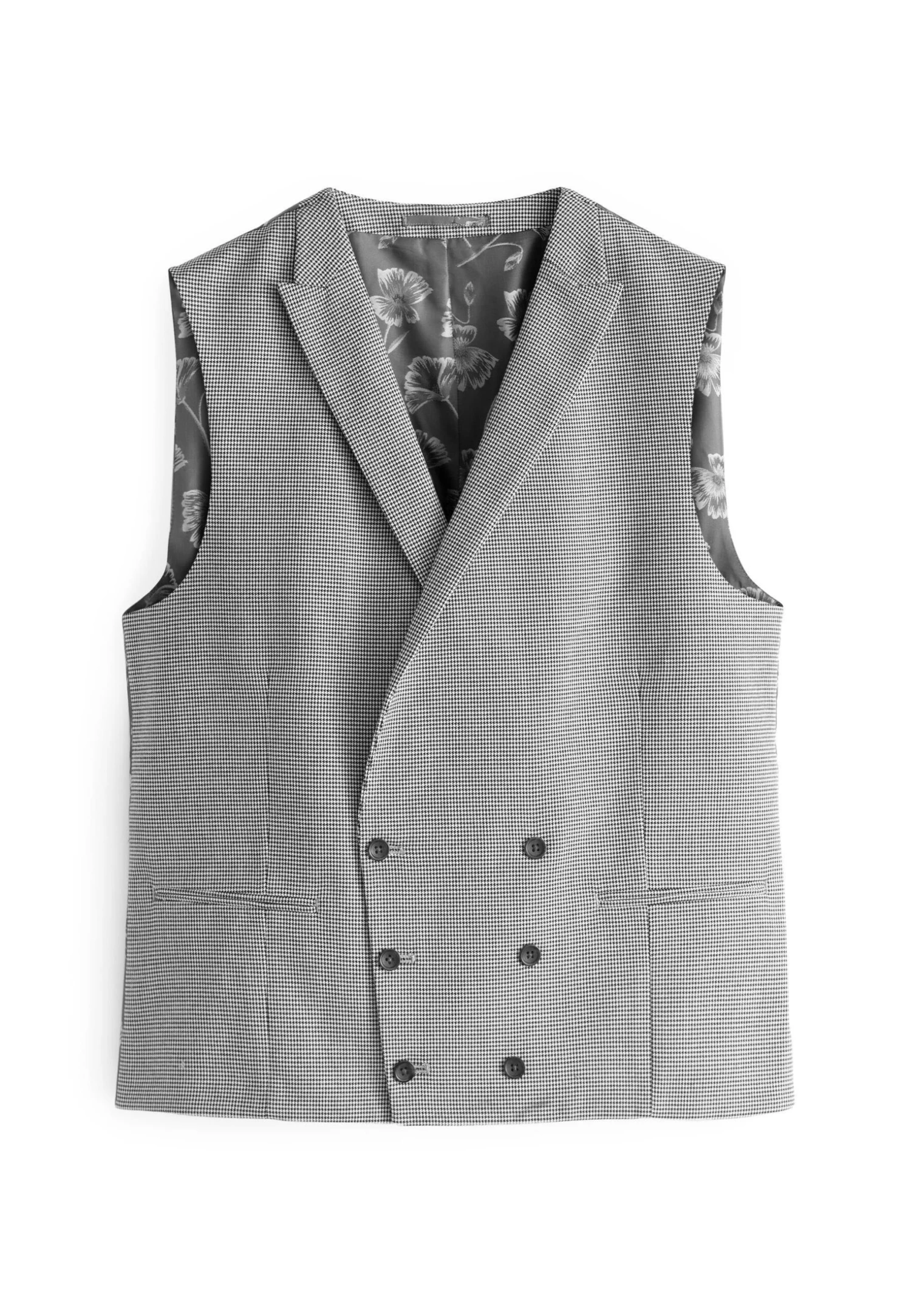 Next Morning Standard - Bodywarmer - Grey Puppytooth - Afbeelding 3