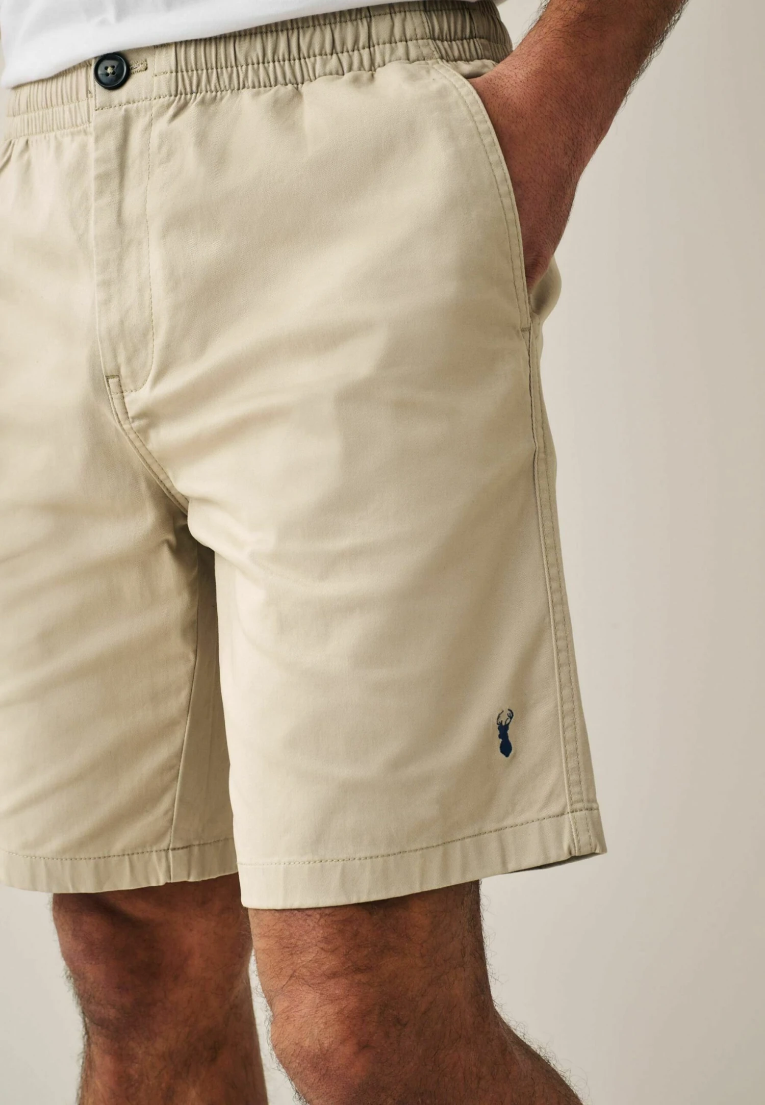 Next Stretch Elasticated Waist - Shorts - Stone - Afbeelding 4