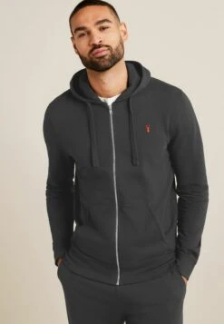 Next 2 Pack Standard - Sweater Met Rits - Navy Blule Grey