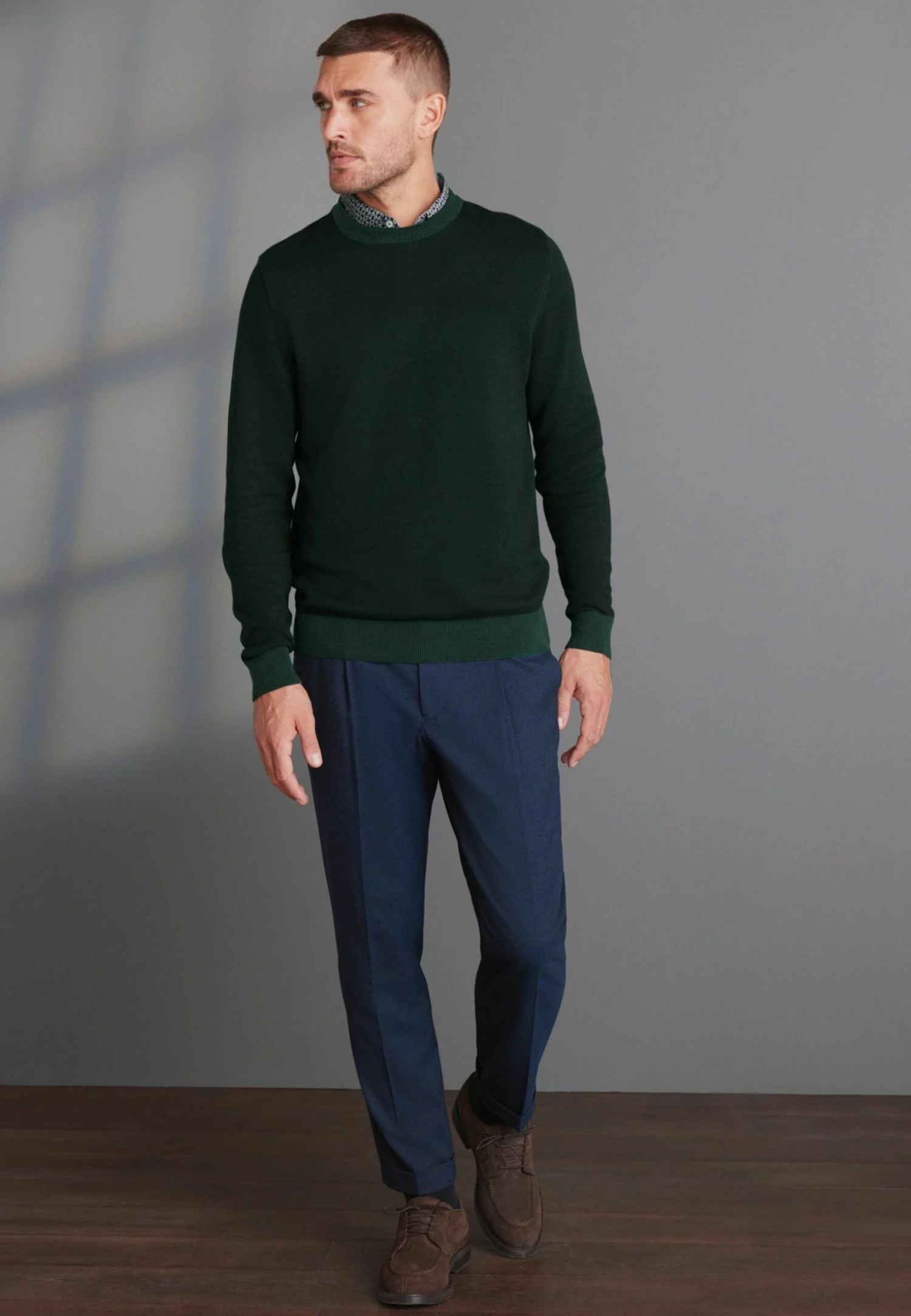 Next Premium Mock Standard - Trui - Green