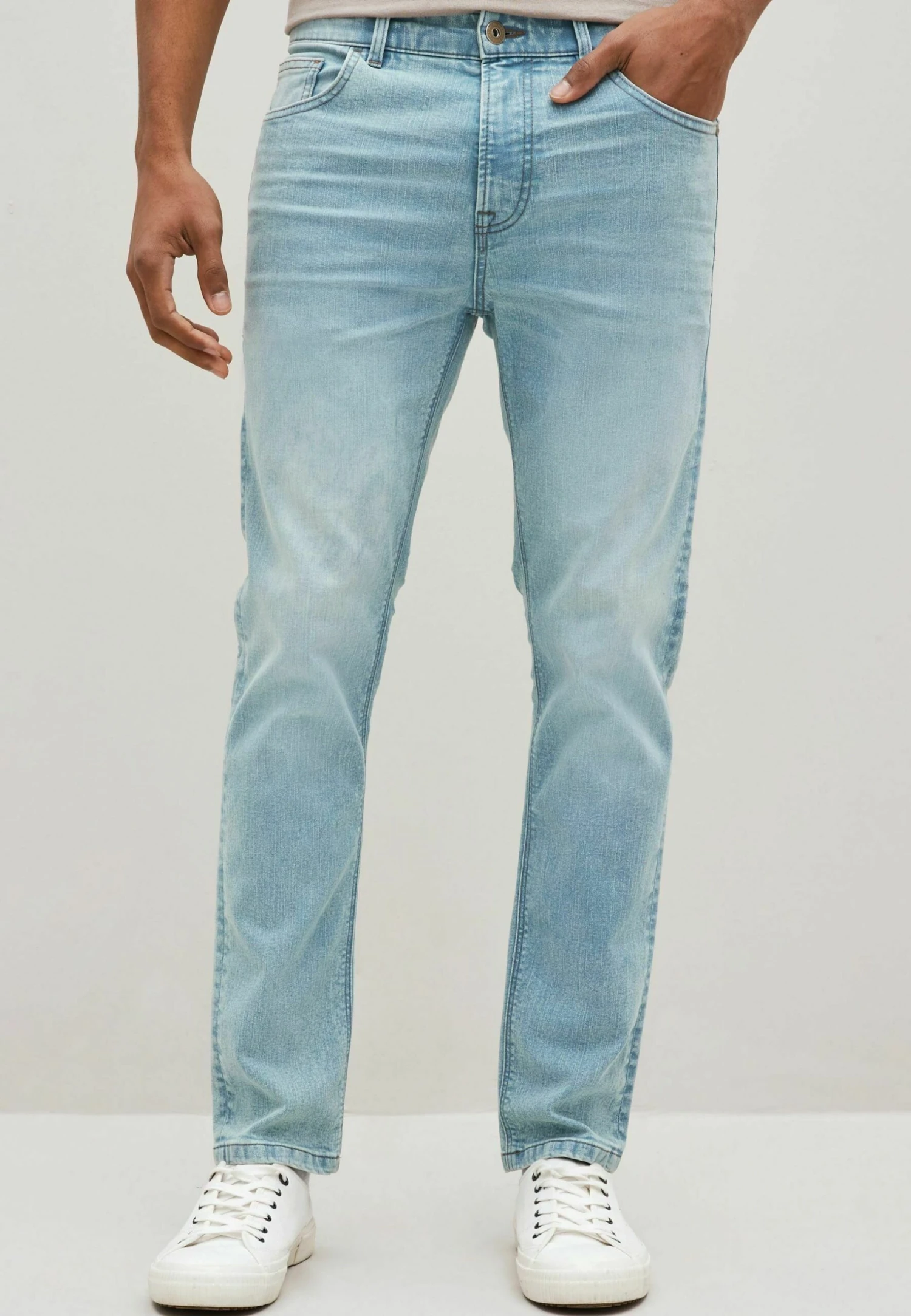 Next Authentic Stretch - Slim Fit Jeans - Light Blue