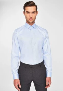 Next Slim Fit - Zakelijk Overhemd - Mottled Blue