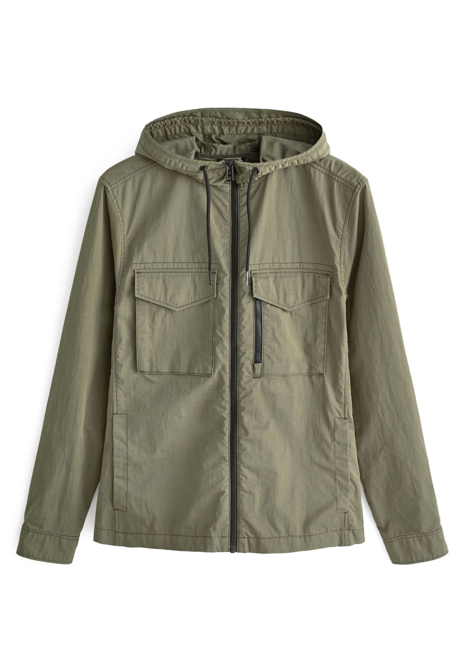 Next Shower Resistant Standard - Lichte Jas - Khaki Green - Afbeelding 4