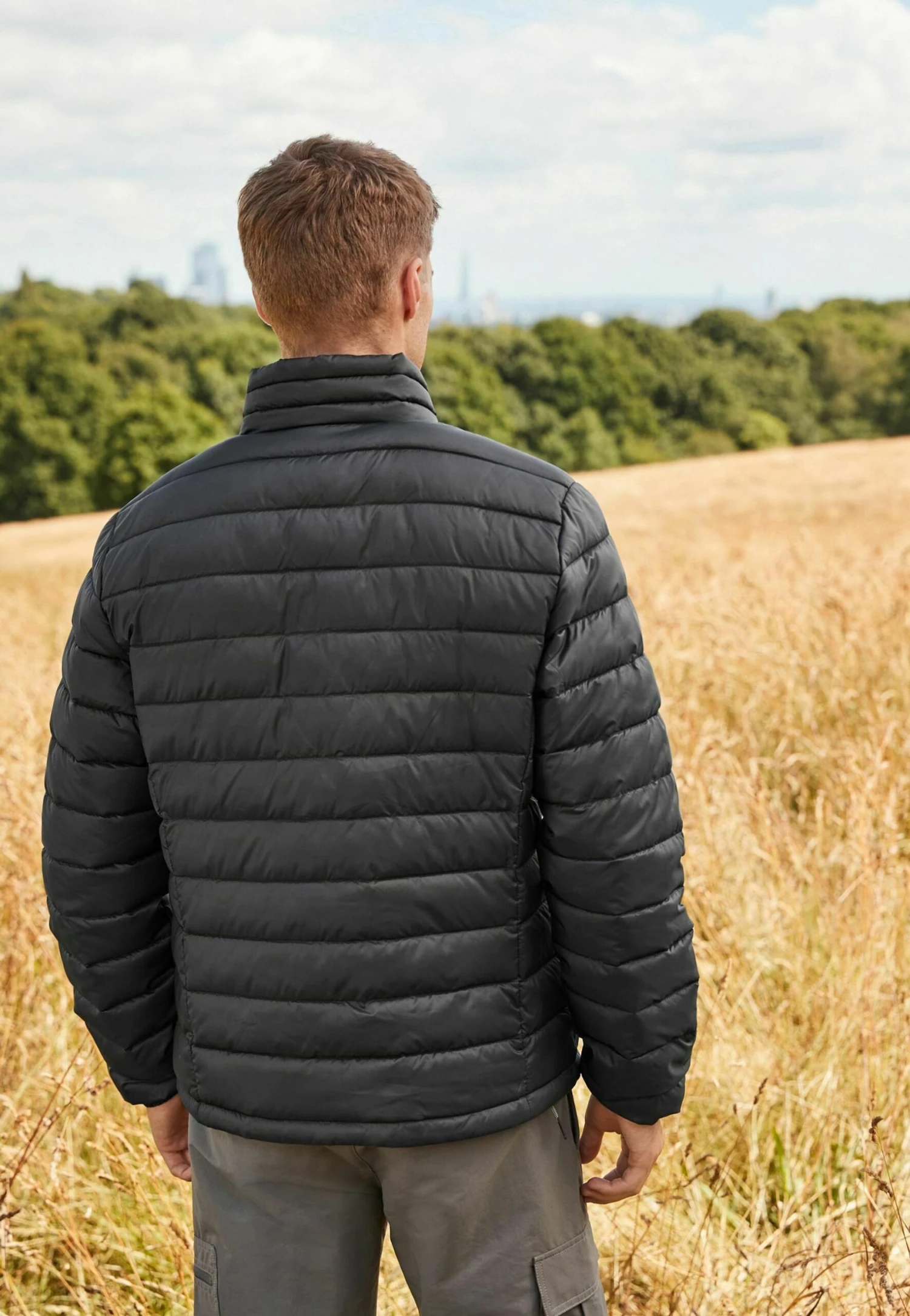 Next Shower Resistant Lightweight Standard - Winterjas - Grey Yellow Funnel Neck - Afbeelding 4