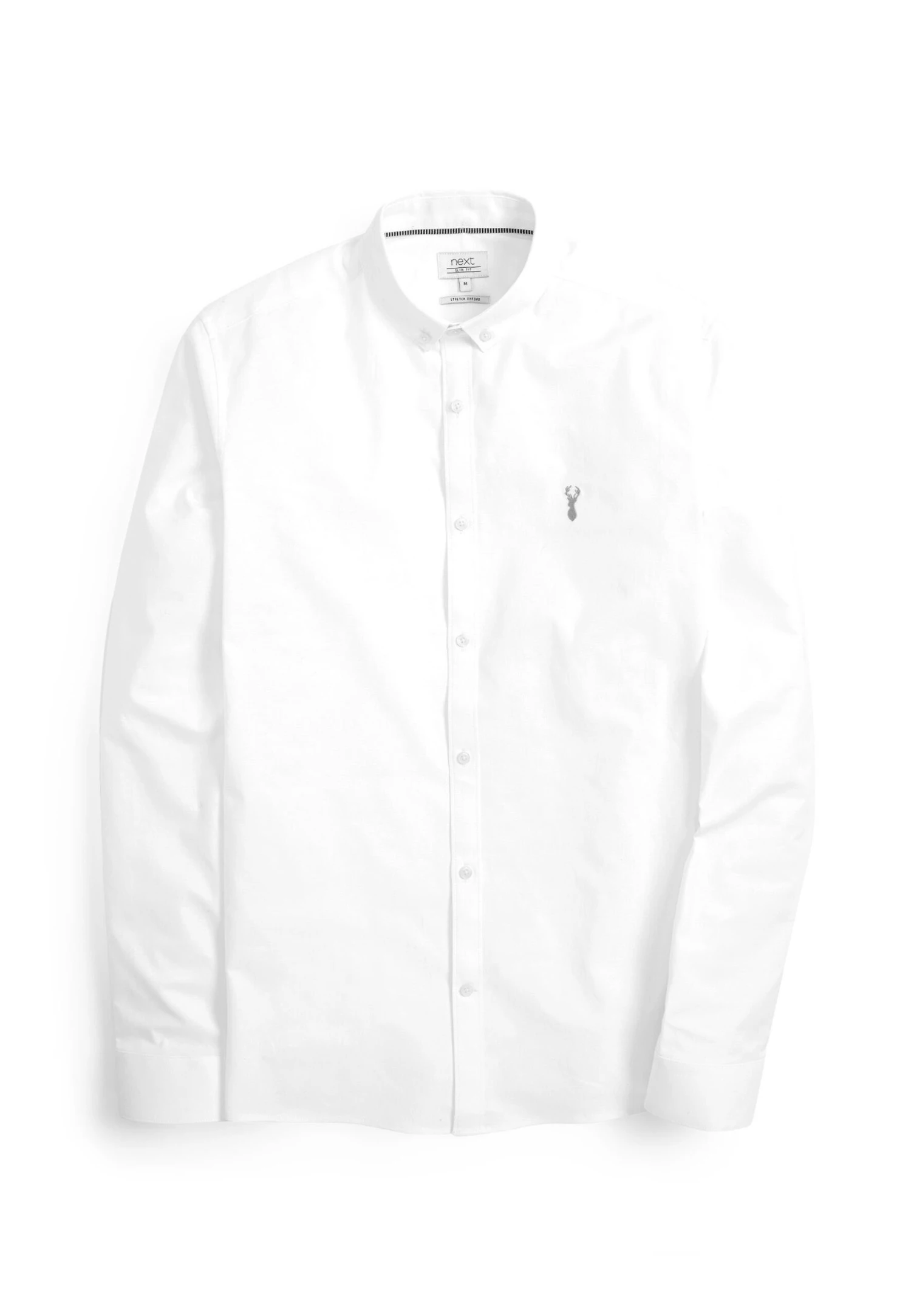 Next Long Sleeve Stretch Oxford- Overhemd - White - Afbeelding 3