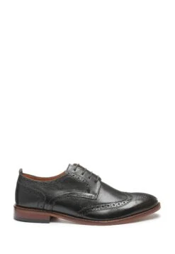 Next Contrast Brogues Wide Fit - Veterschoenen - Black