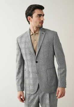 Next Relaxed Fit Check Standard - Colbert - Grey