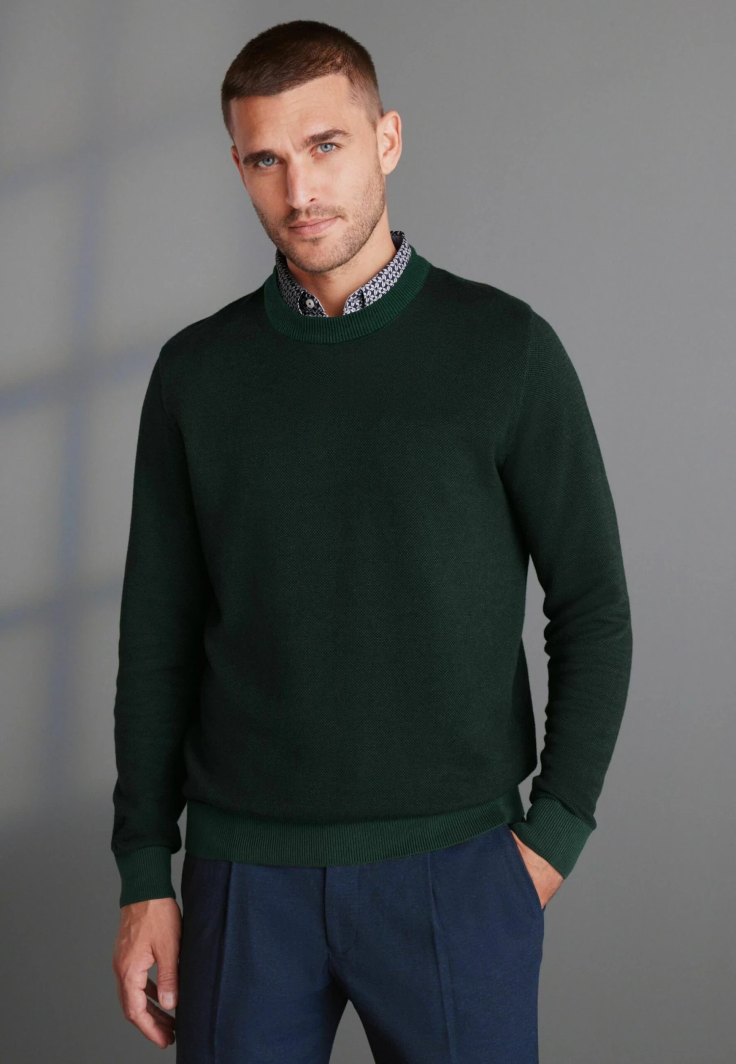 Next Premium Mock Standard - Trui - Green - Afbeelding 2